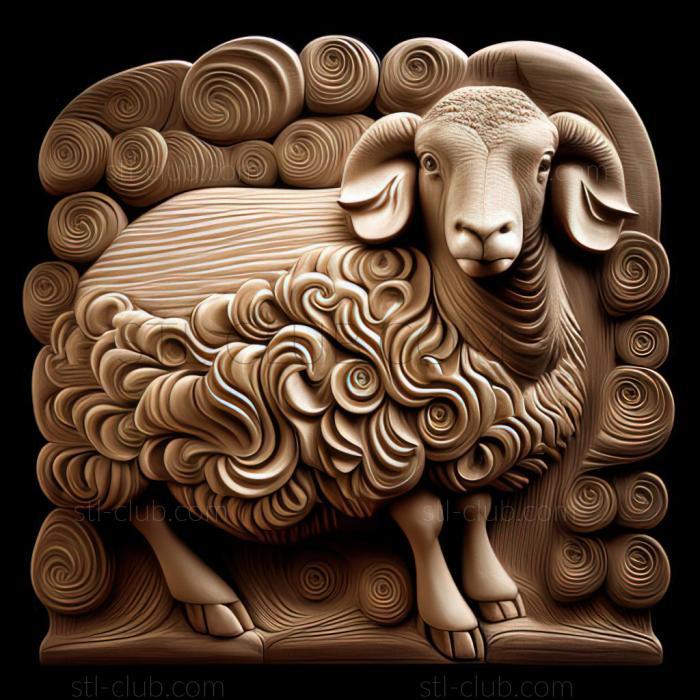 3D model st sheep (STL)